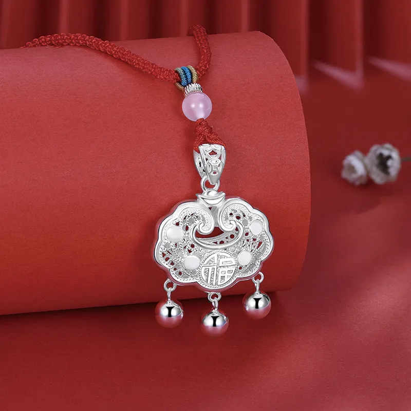 SINO GEM 990 Silver Necklaces Kids'-3
