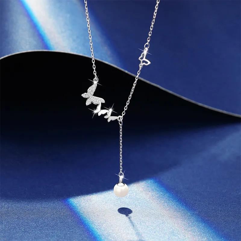 SINO GEM 925 Sterling Silver Necklaces Women's-2