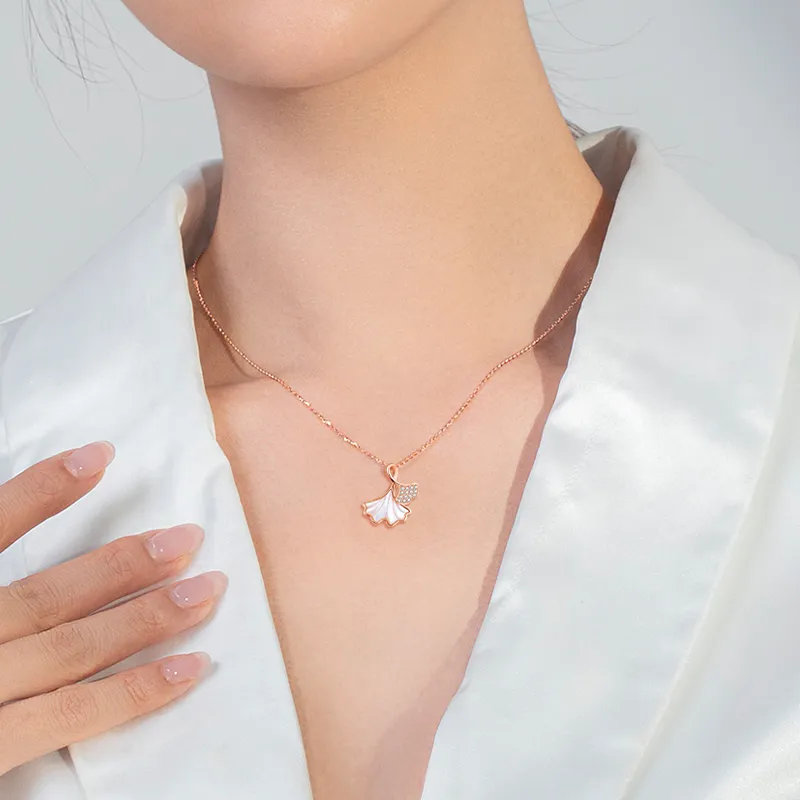 SINO GEM 925 Sterling Silver Necklaces Women's-6
