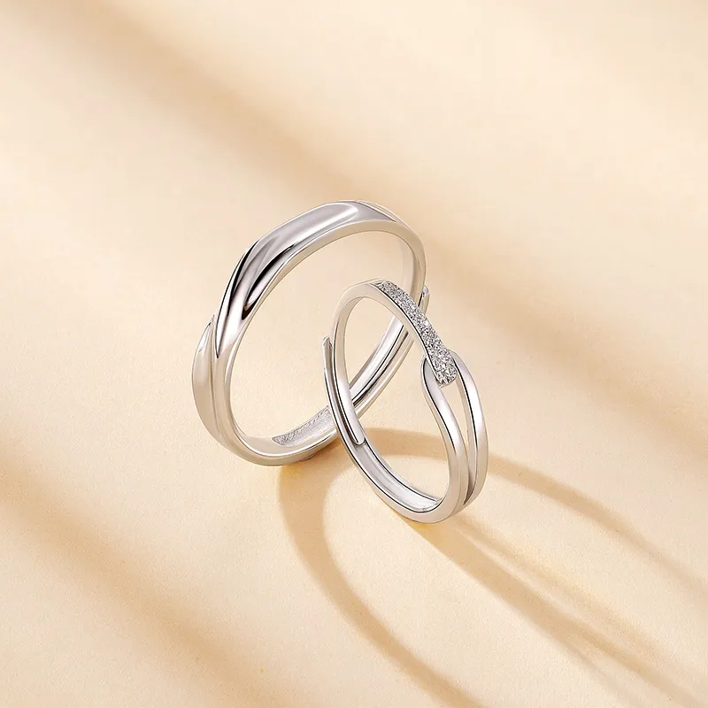 SINO GEM S925 Silver Rings Unisex-2
