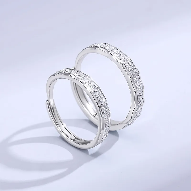 SINO GEM Sterling Silver Ring Unisex-3
