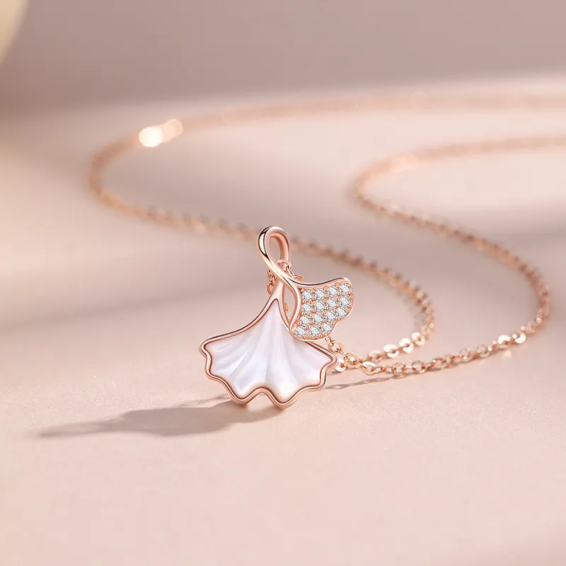SINO GEM 925 Sterling Silver Necklaces Women's-2