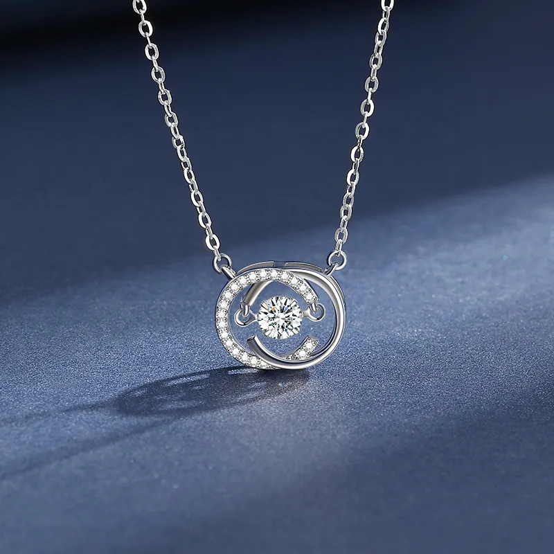 Chinese Jewelry 925 Sterling Silver Necklaces Women's-1