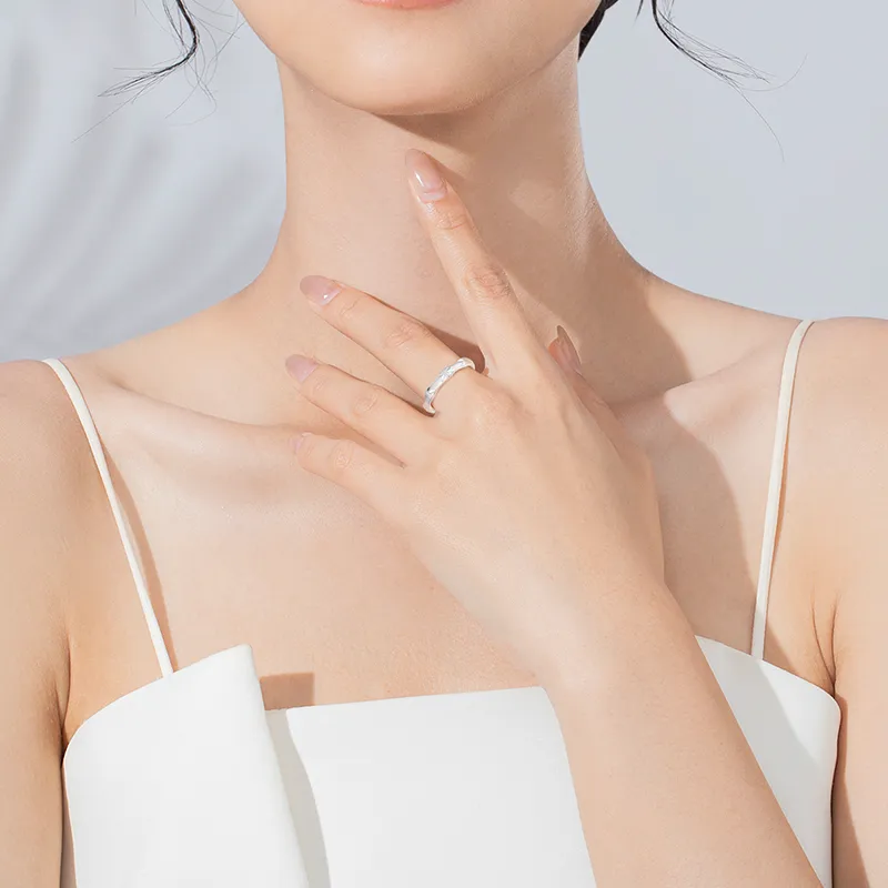 SINO GEM S925 Silver Rings Unisex-6