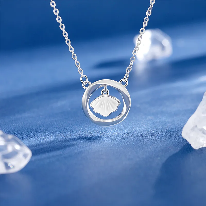 SINO GEM 925 Sterling Silver Necklaces Women's-2