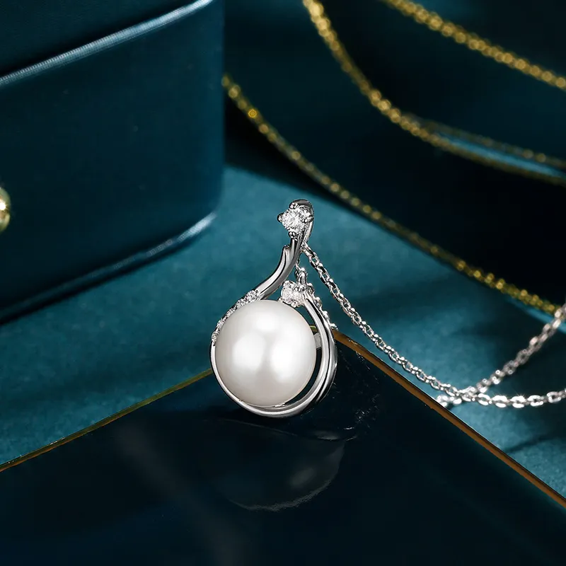 Chinese Jewelry Freshwater Pearl Necklaces Women's-5