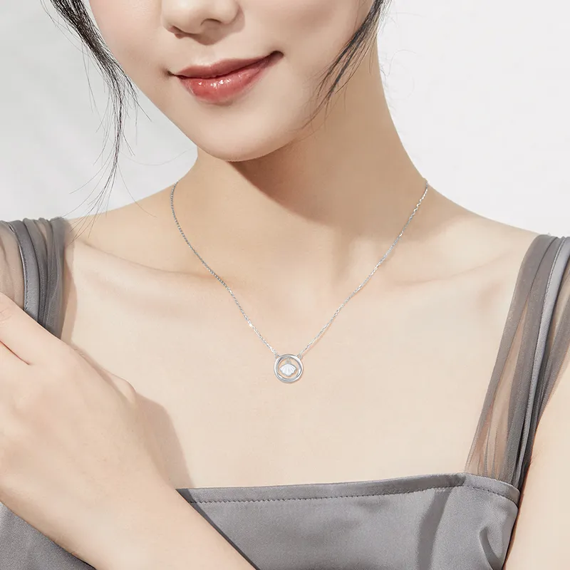 SINO GEM 925 Sterling Silver Necklaces Women's-1