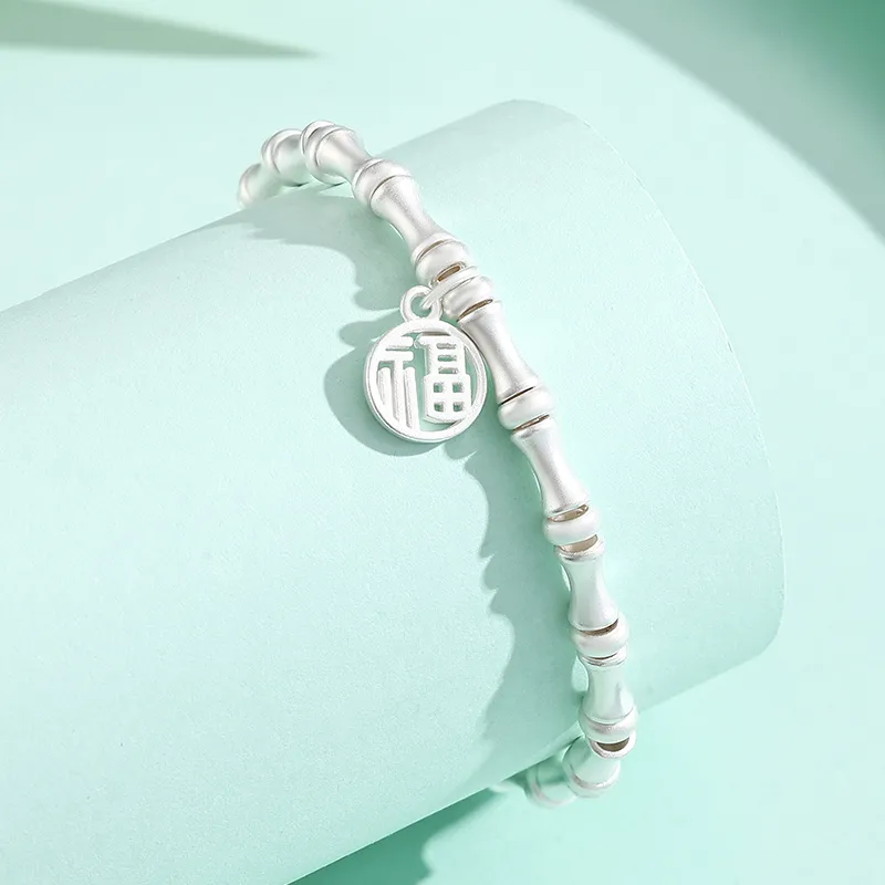 SINO GEM 999 Fine Silver Bracelets Women's-4