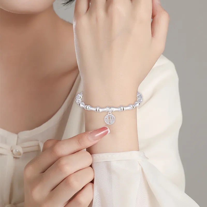 SINO GEM 999 Fine Silver Bracelets Women's-2