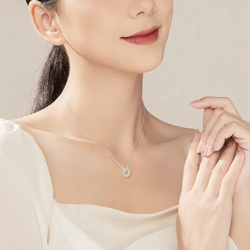 SINO GEM 925 Sterling Silver Necklaces Women's-1