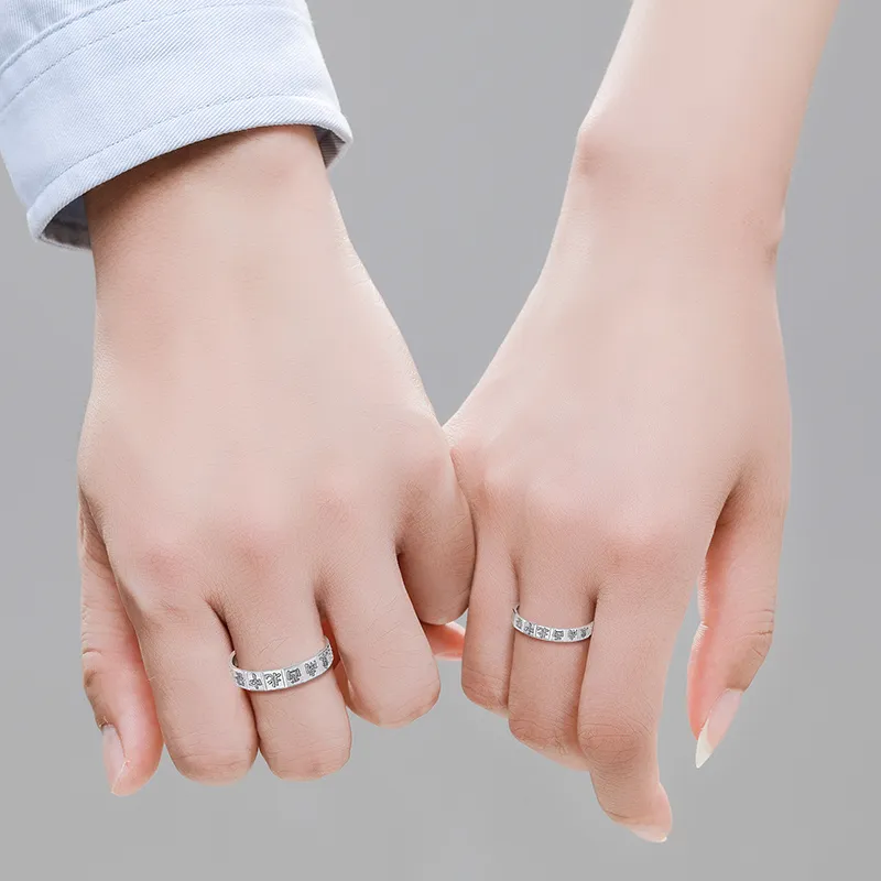SINO GEM 925 Sterling Silver Rings Unisex-2