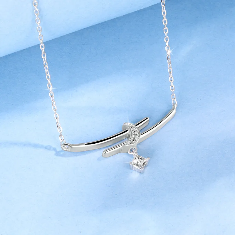 SINO GEM S925 Silver Necklaces Women's-3