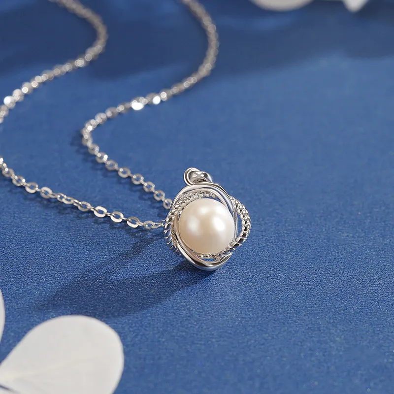 Chinese Jewelry Freshwater Pearl Necklaces Women's-2