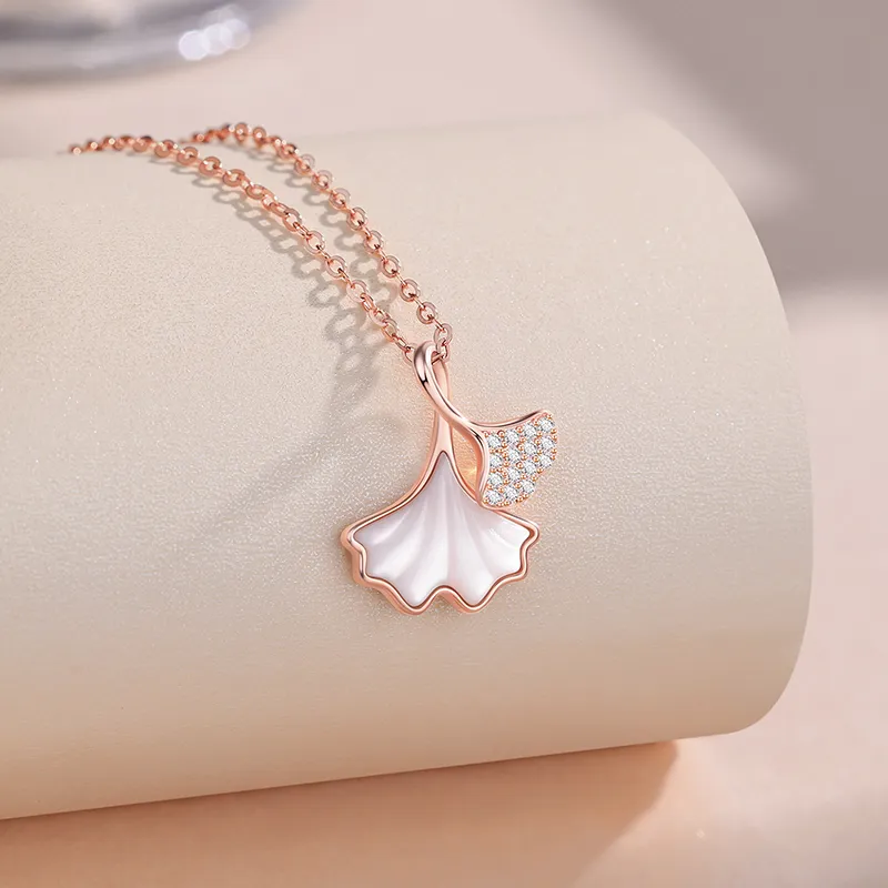 SINO GEM 925 Sterling Silver Necklaces Women's-3