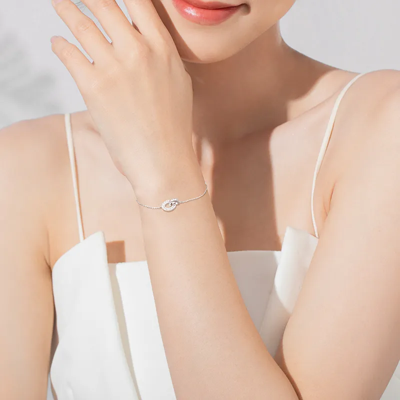 SINO GEM 925 Sterling Silver Bracelets Women's-5