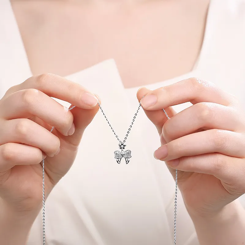 SINO GEM 925 Sterling Silver Necklaces Women's-7