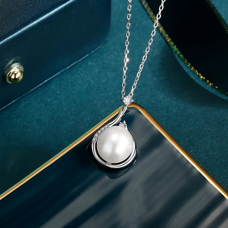 Chinese Jewelry Freshwater Pearl Necklaces Women's-4