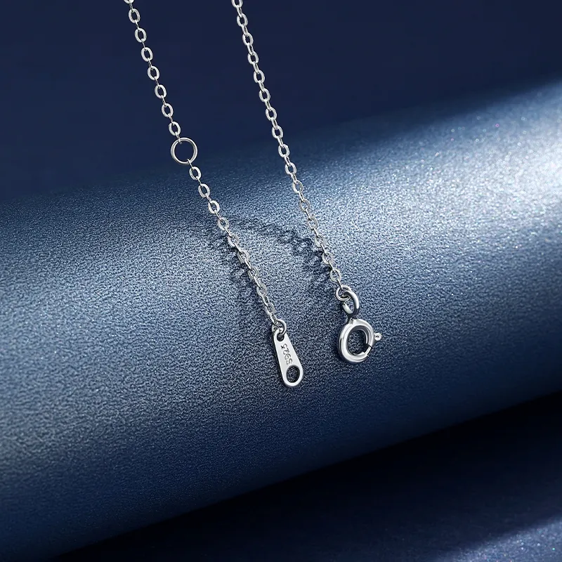 Chinese Jewelry 925 Sterling Silver Necklaces Women's-3