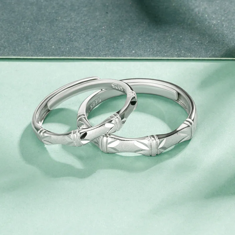 SINO GEM S925 Silver Rings Unisex-4
