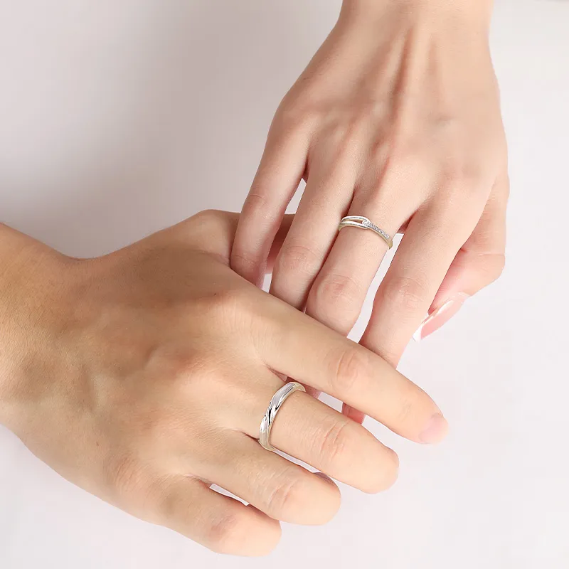 SINO GEM S925 Silver Rings Unisex-5