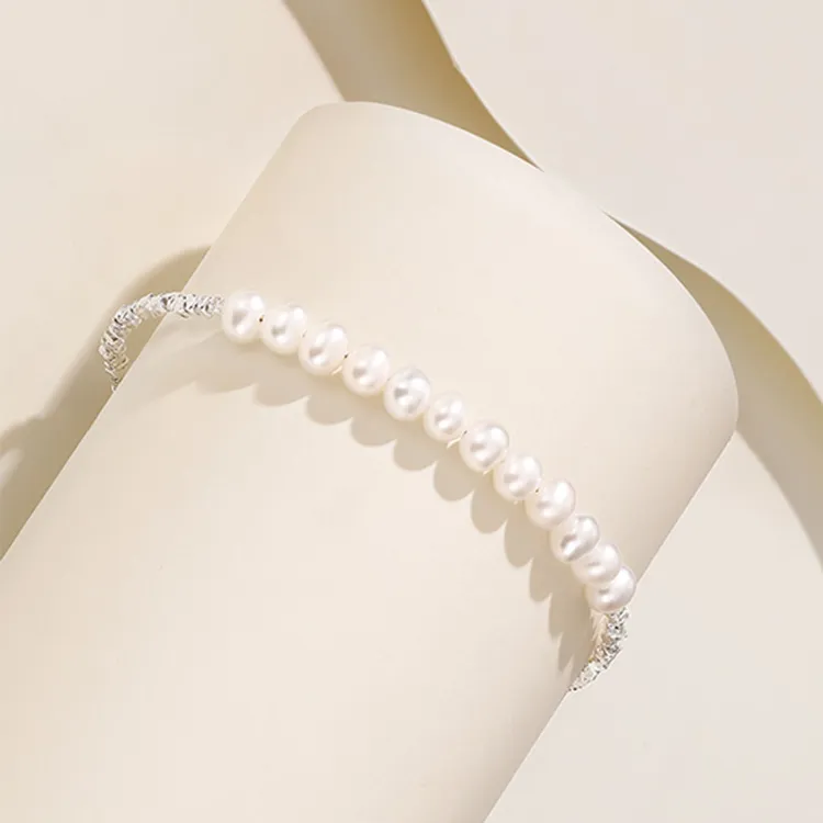 Chinese Jewelry Freshwater Pearl Bracelets Women's-5