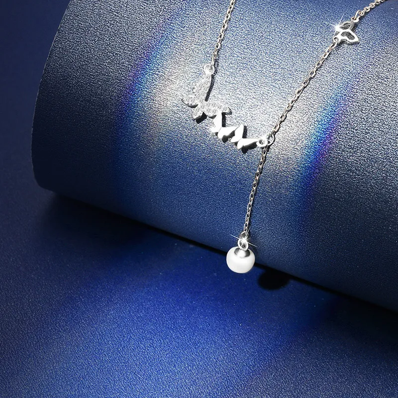 SINO GEM 925 Sterling Silver Necklaces Women's-5