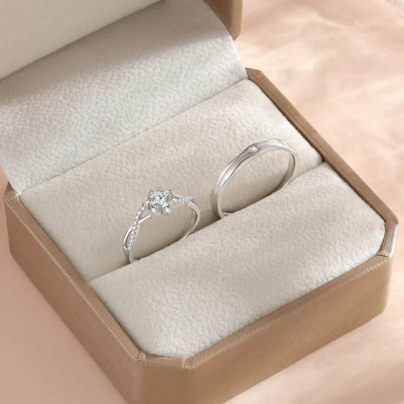 SINO GEM S925 Silver Rings Unisex-4