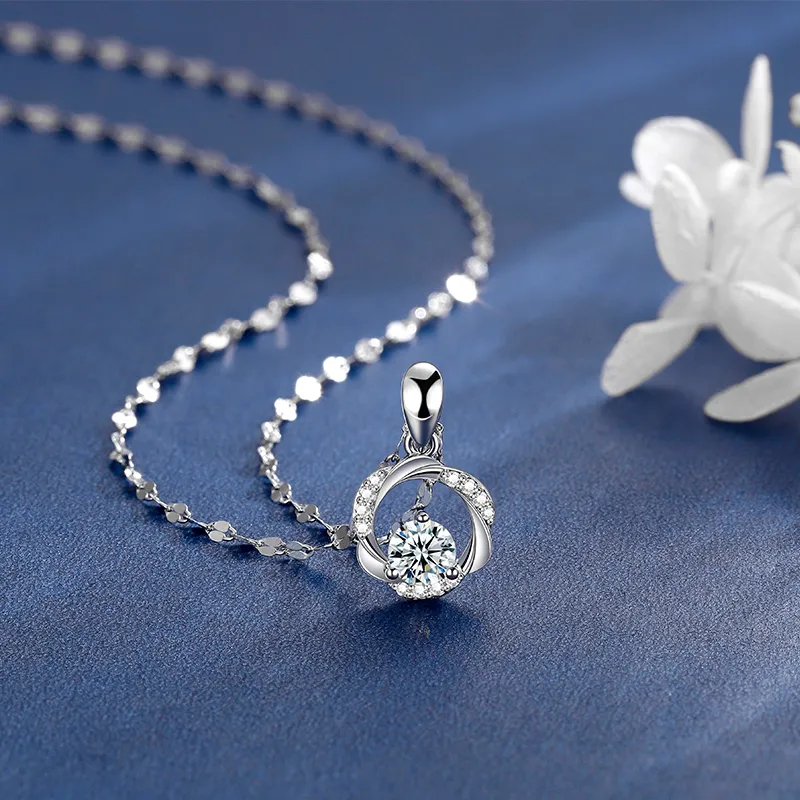 SINO GEM 925 Sterling Silver Necklaces Women's-1