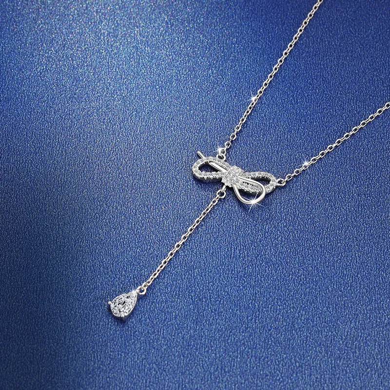 SINO GEM 925 Sterling Silver Necklaces Women's-3