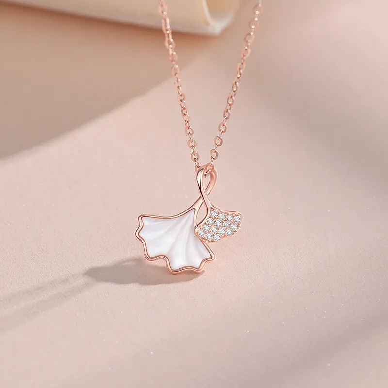 SINO GEM 925 Sterling Silver Necklaces Women's-4