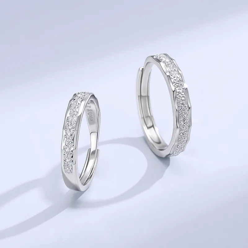 SINO GEM Sterling Silver Ring Unisex-5