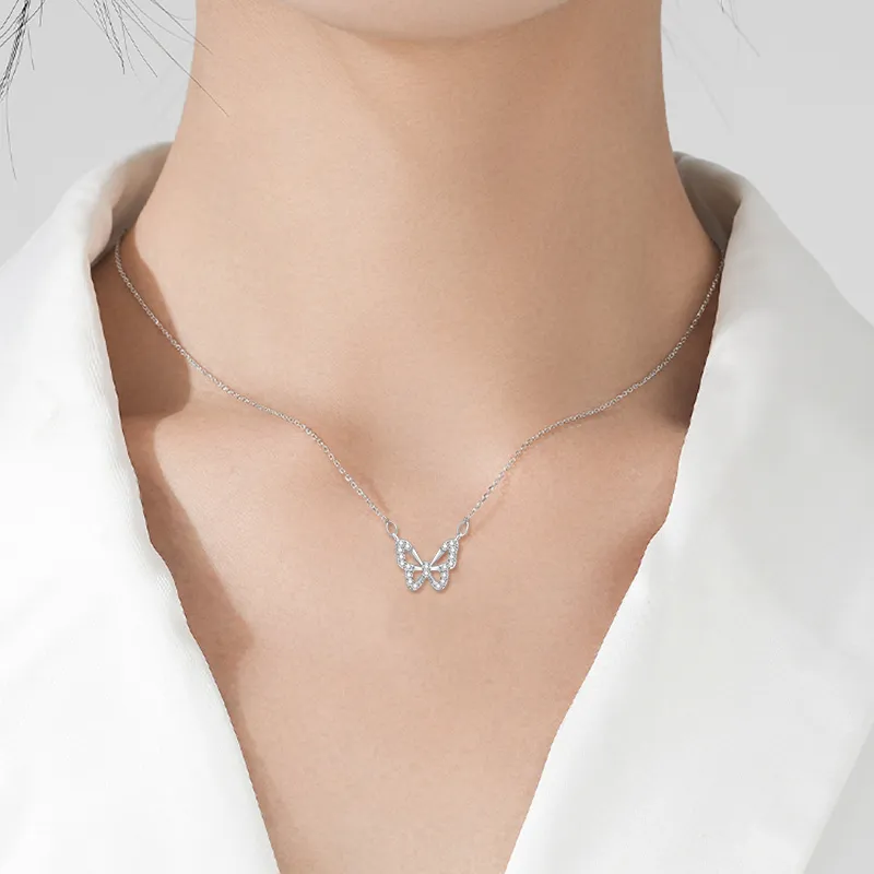 SINO GEM S925 Silver Necklaces Women's-6