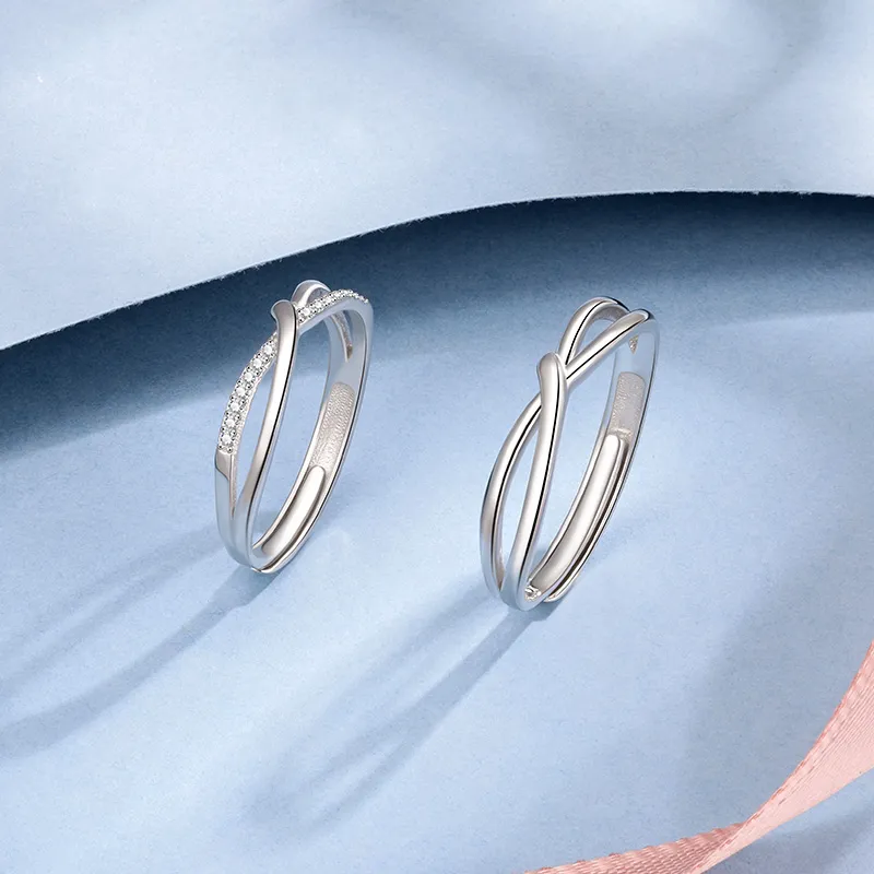 SINO GEM S925 Silver Rings Unisex-3