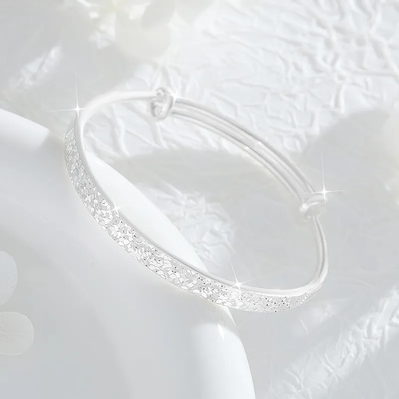 SINO GEM 999 Fine Silver Bangles Women's-1