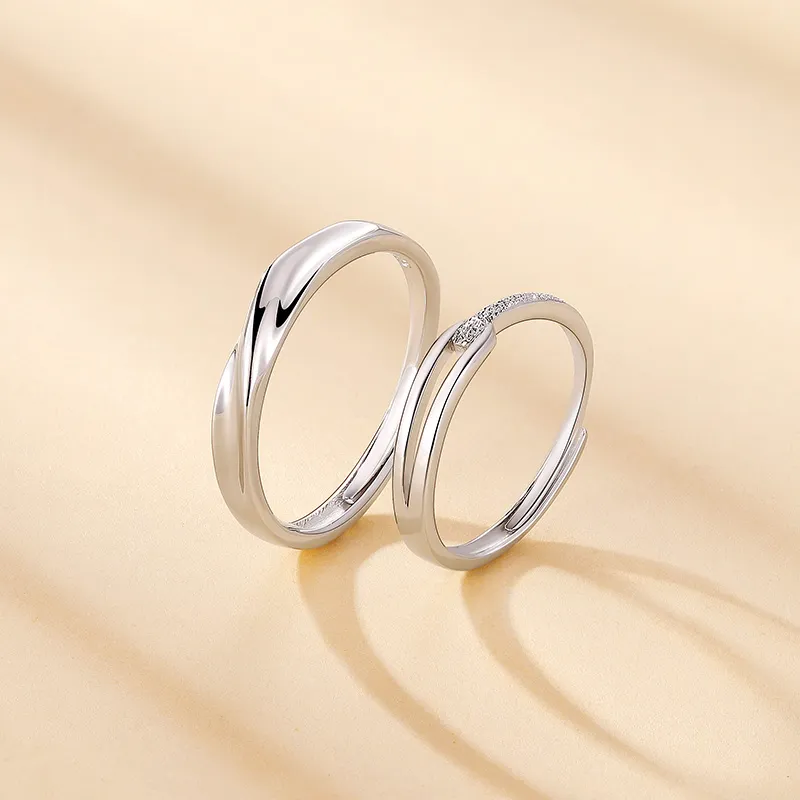 SINO GEM S925 Silver Rings Unisex-3