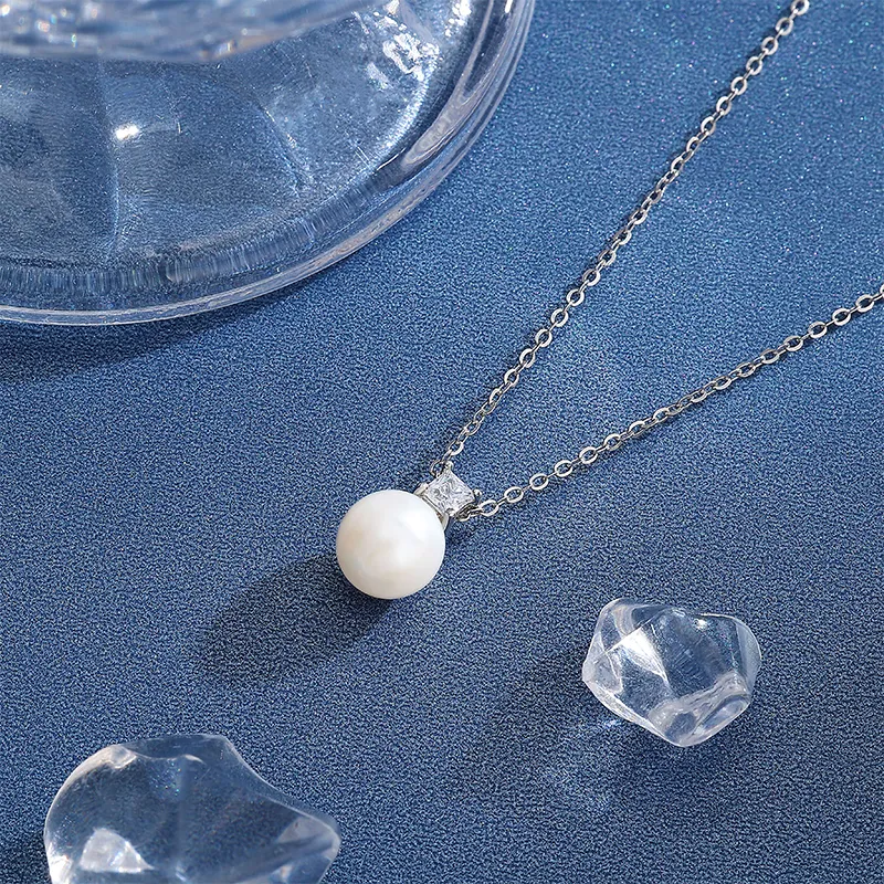 Chinese Jewelry Freshwater Pearl Necklaces Women's-5