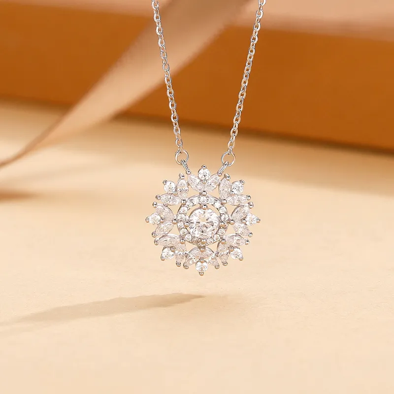 SINO GEM S925 Silver Necklaces Women's-1