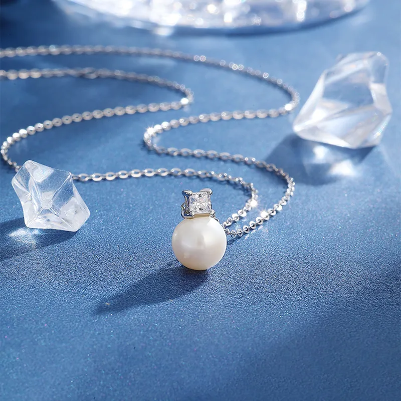 Chinese Jewelry Freshwater Pearl Necklaces Women's-7