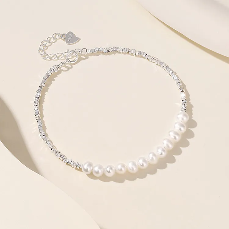 Chinese Jewelry Freshwater Pearl Bracelets Women's-1