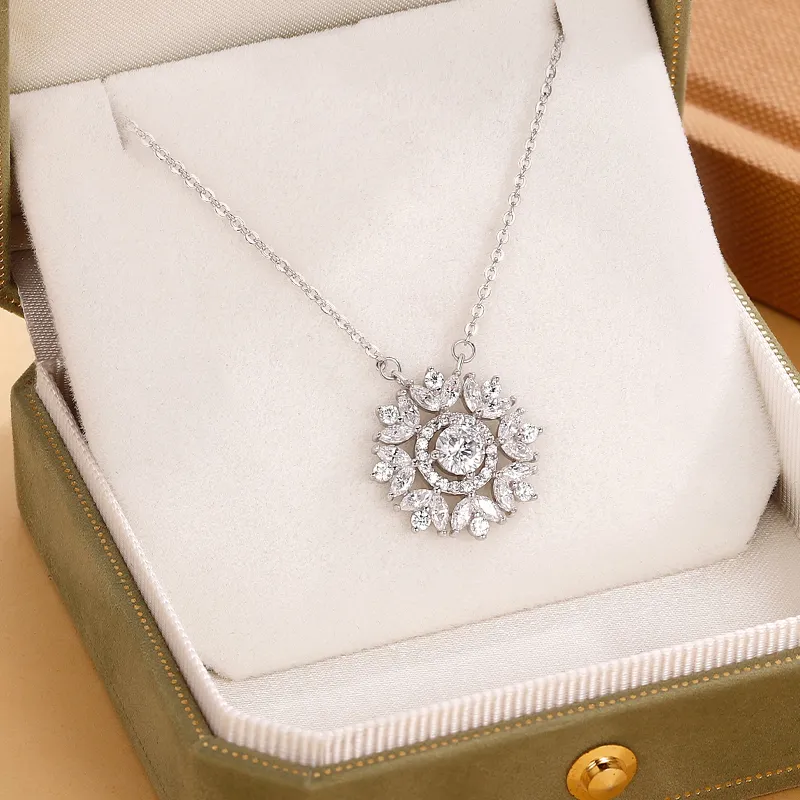 SINO GEM S925 Silver Necklaces Women's-2