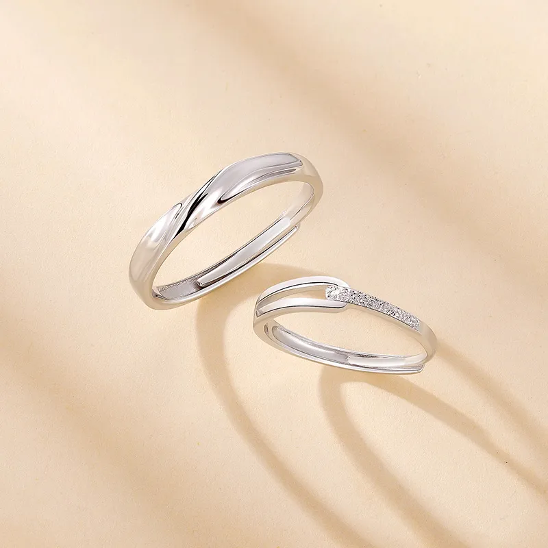SINO GEM S925 Silver Rings Unisex-6