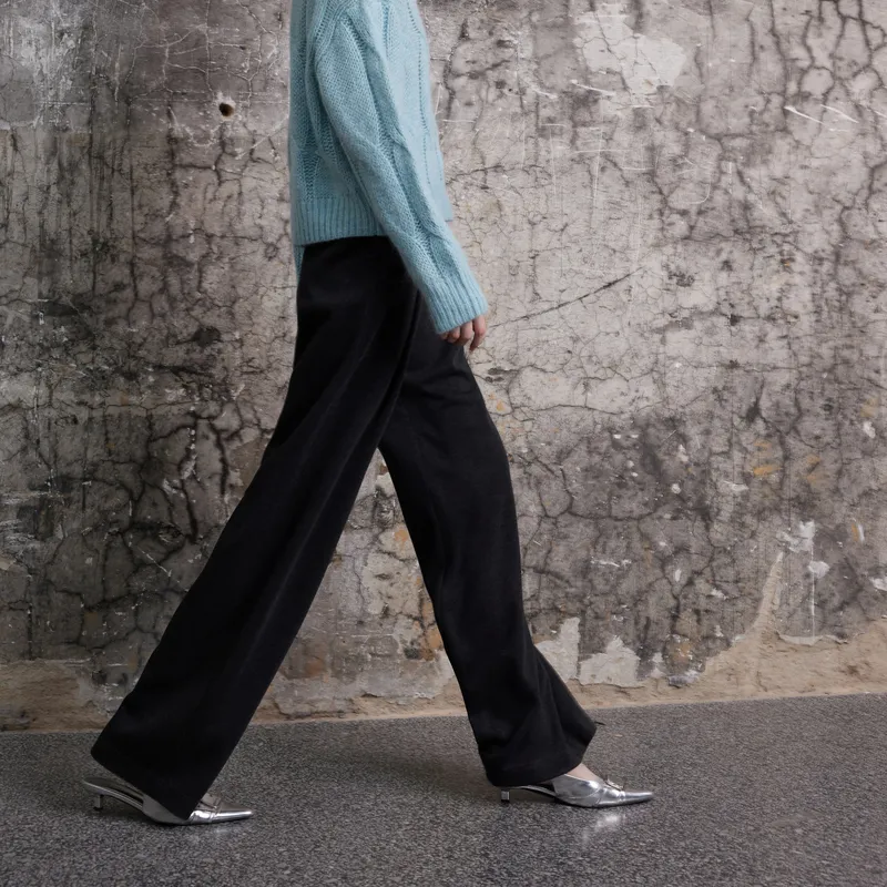 3COLOUR Casual Pants Women's Deep Gray-3