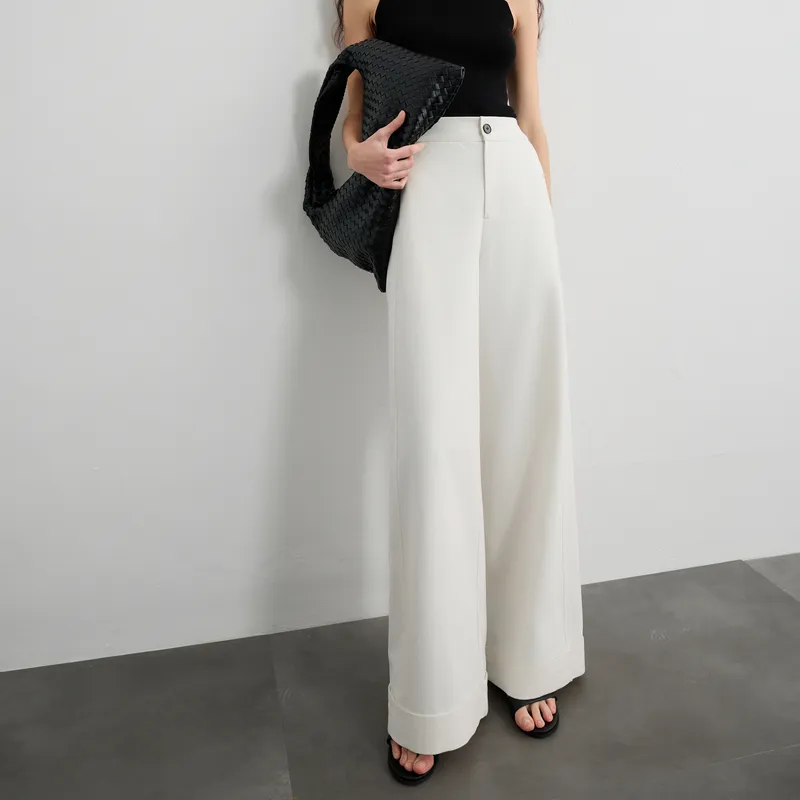 3COLOUR Casual Pants Women's Cloud White-11