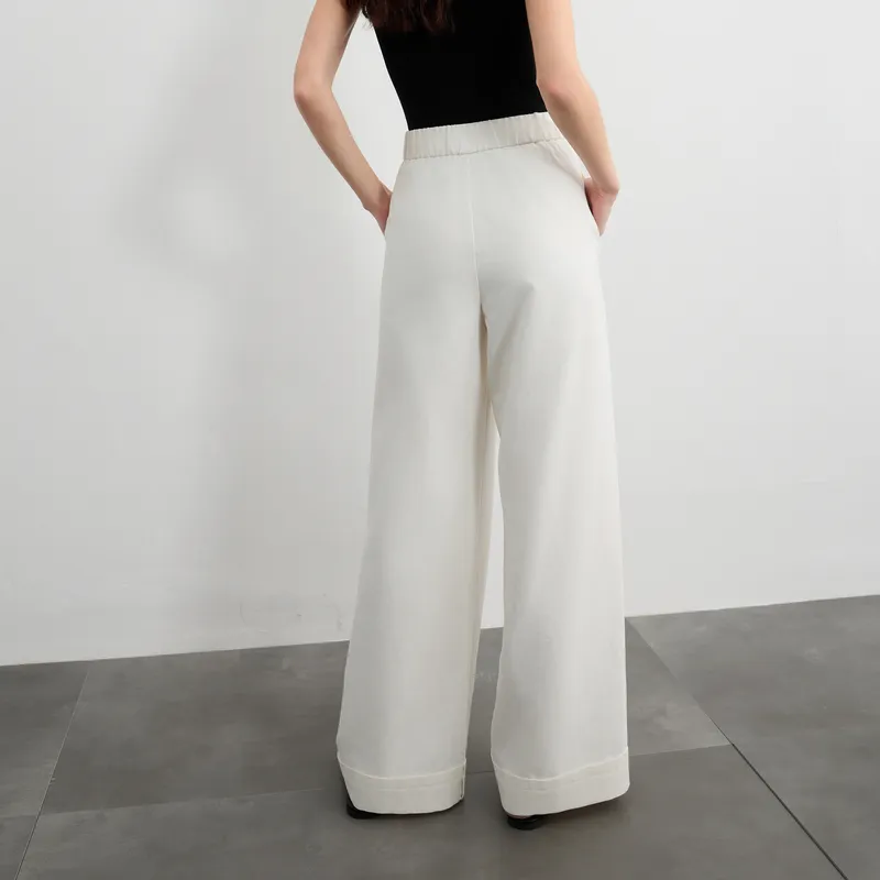 3COLOUR Casual Pants Women's Cloud White-13