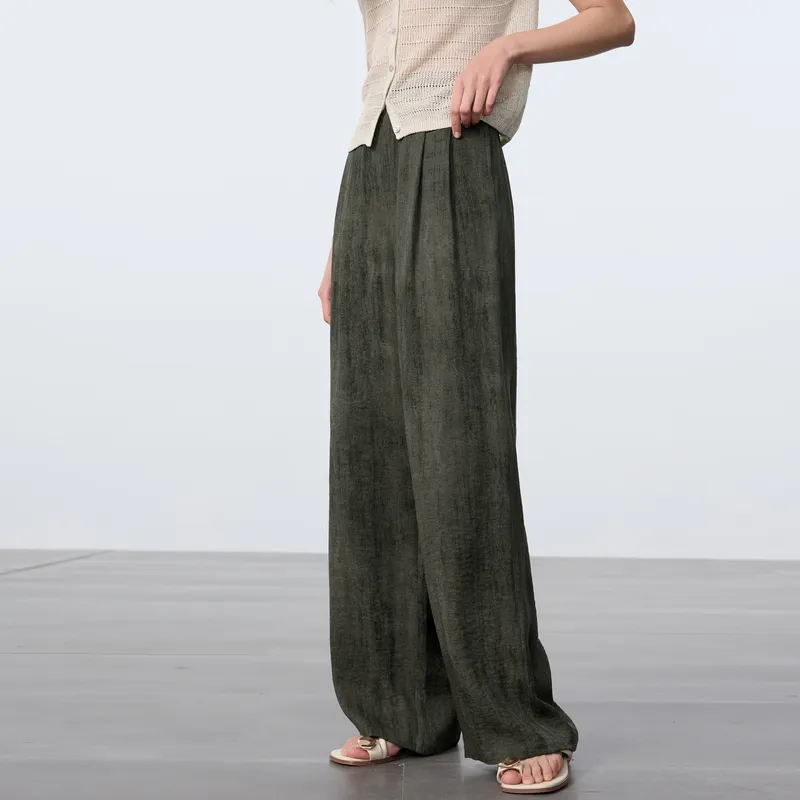 3COLOUR Casual Pants Women's Cherry Blossom Pink-9