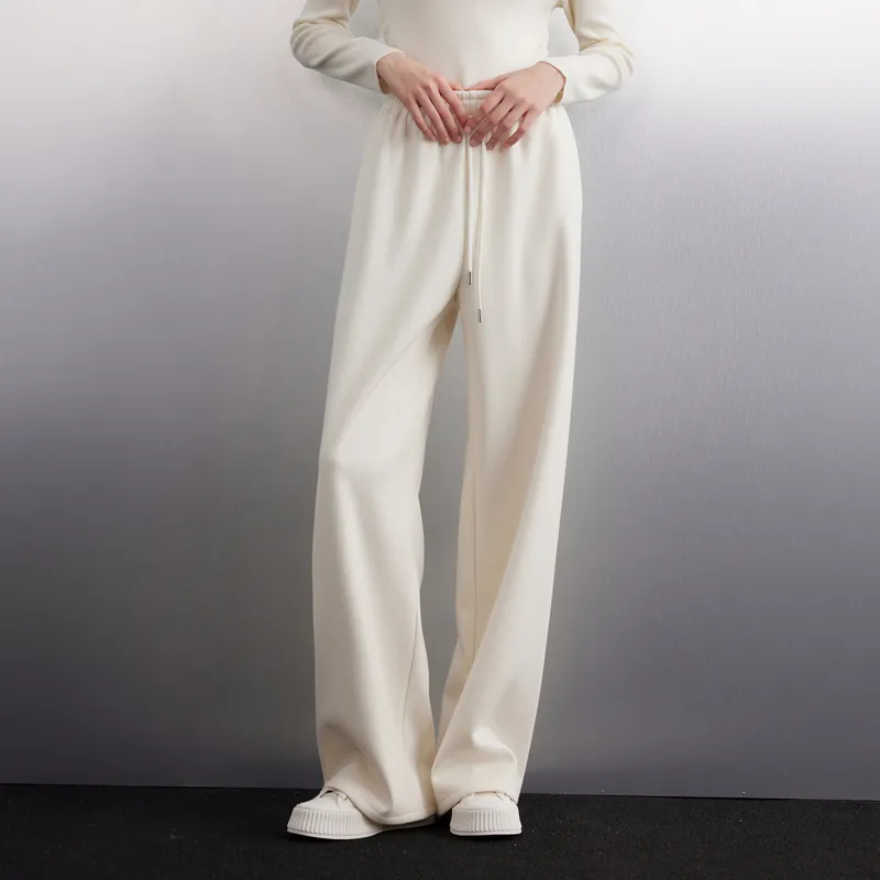 3COLOUR Casual Pants Women's Ecru-2
