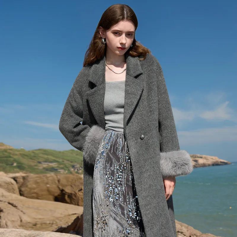3COLOUR Coats Women's Heather Gray-3