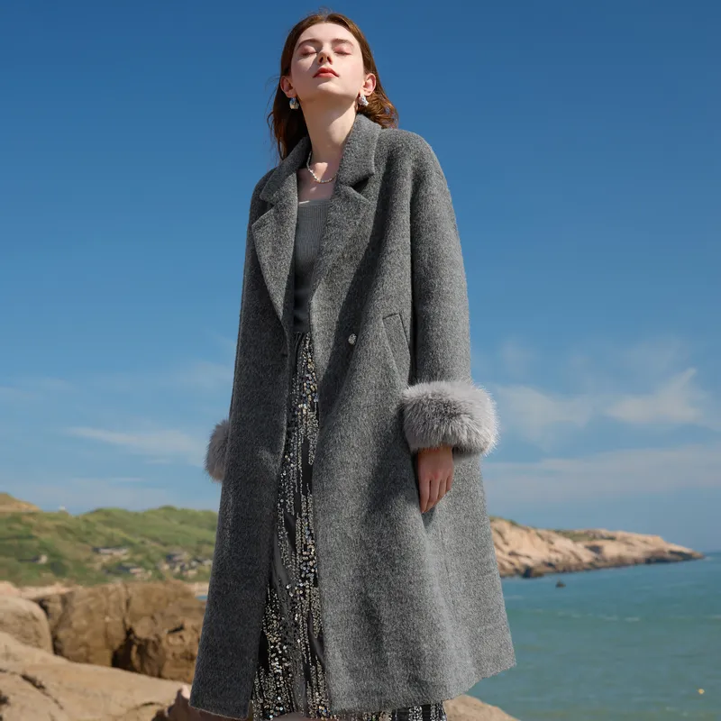 3COLOUR Coats Women's Heather Gray-2