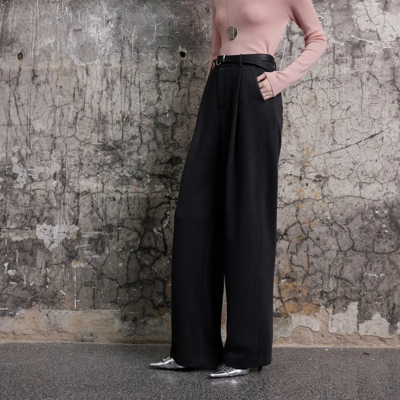 3COLOUR Casual Pants Women's Deep Gray-2