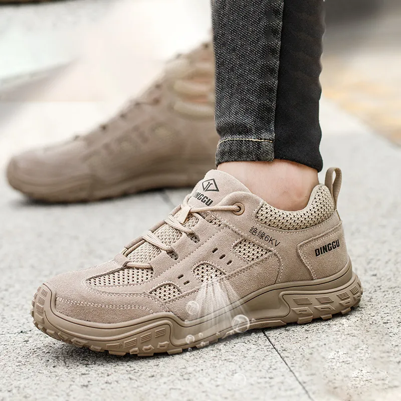 DINGGU Slip Resistant, Abrasion Resistant, Breathable Low Top Casual Shoes Men's-4